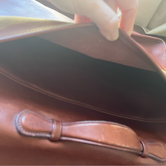 Vintage COACH Cognac “Lexington” Leather Briefcase Unisex Excellent Condition - Picture 12 of 16